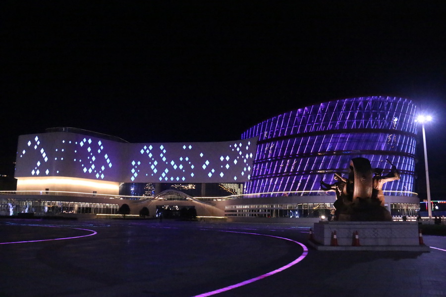 湘西民族文化廣場(chǎng)夜景照明工程&mdash;&mdash;2018神燈獎(jiǎng)申報(bào)工程-.